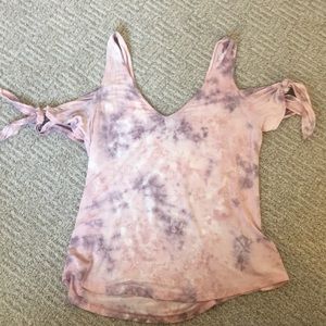 Tank top with side ties